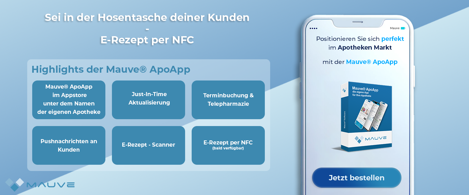 Mauve® ApoApp - E-Rezept per NFC
